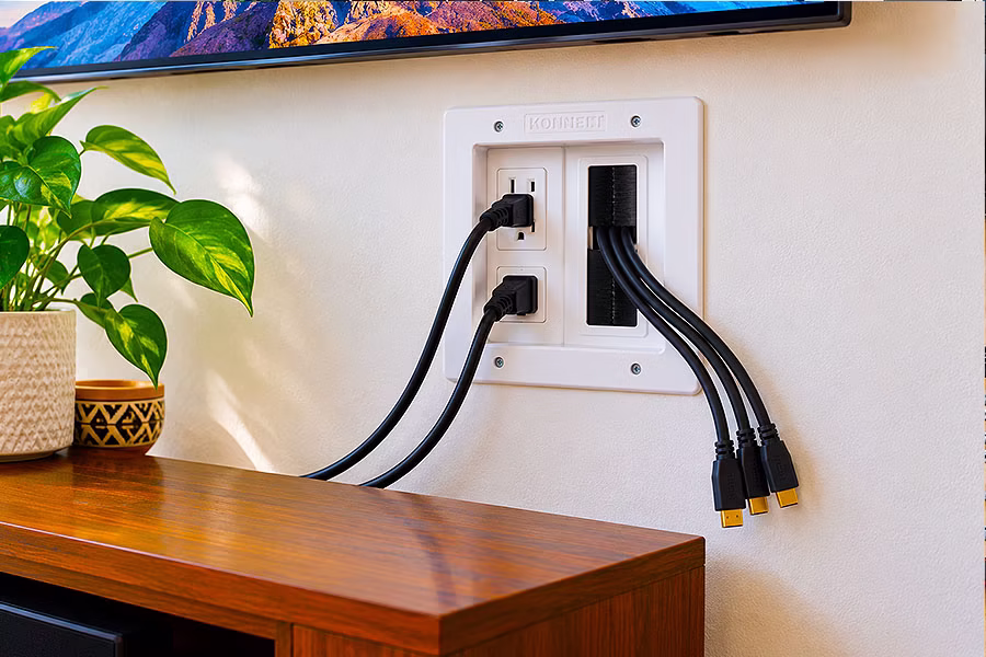  Wire Concealment & Cable Management in Albuquerque | Entertainment System Setup