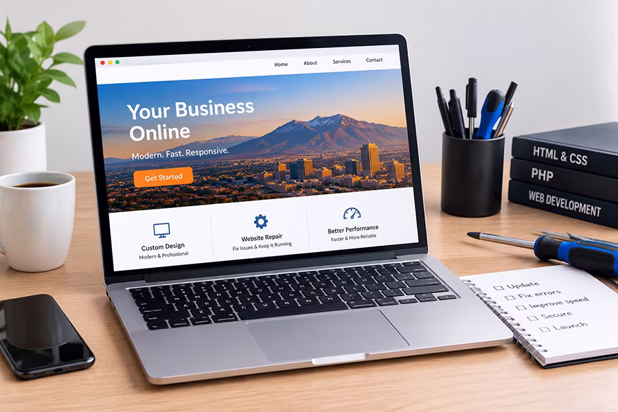  Website Design, Repair & E-Commerce Development in Albuquerque | WordPress, PHP & WooCommerce